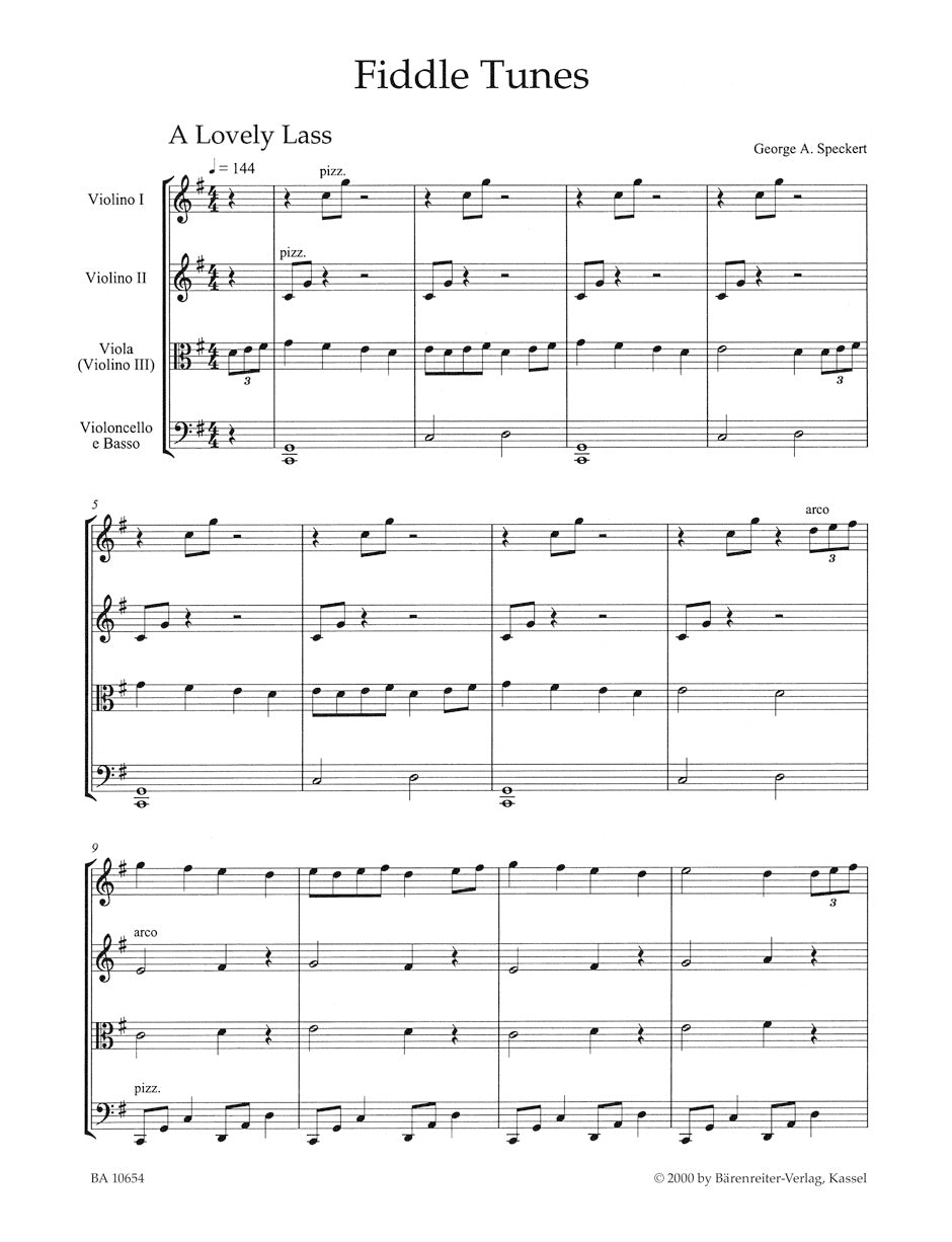 Fiddle Tunes
Irish Music for Strings