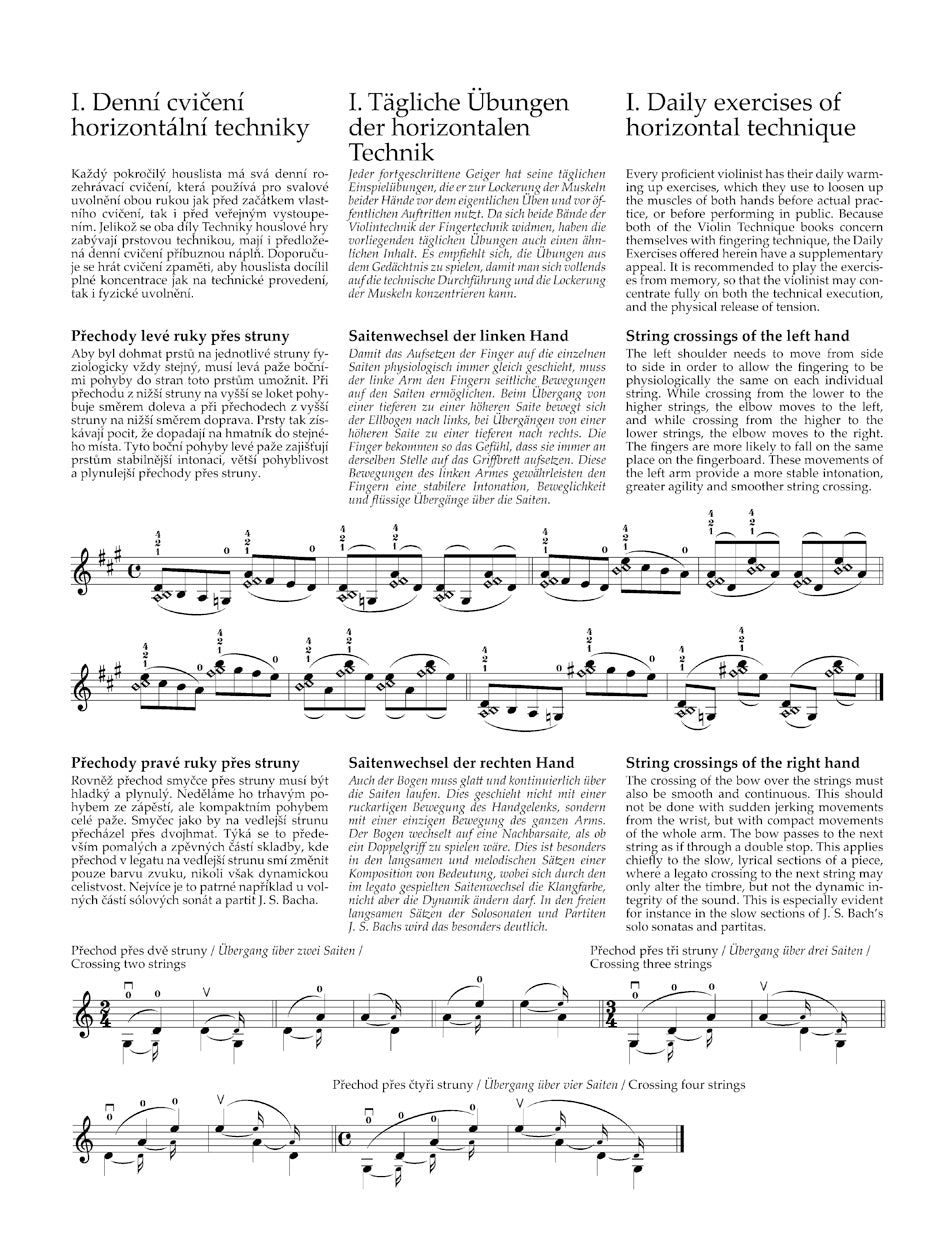 Violin Technique, Volume 1