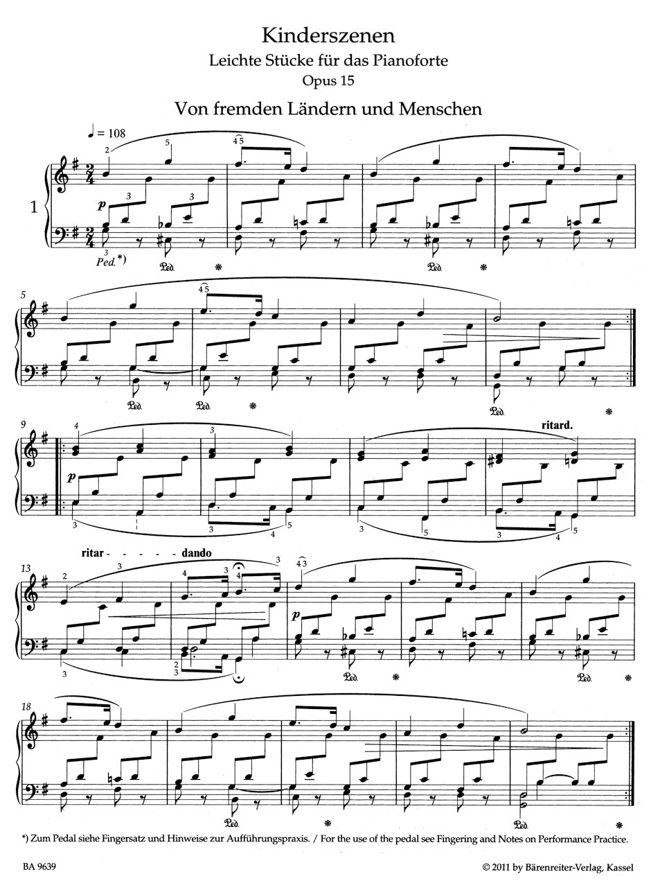 Scenes from Childhood op. 15