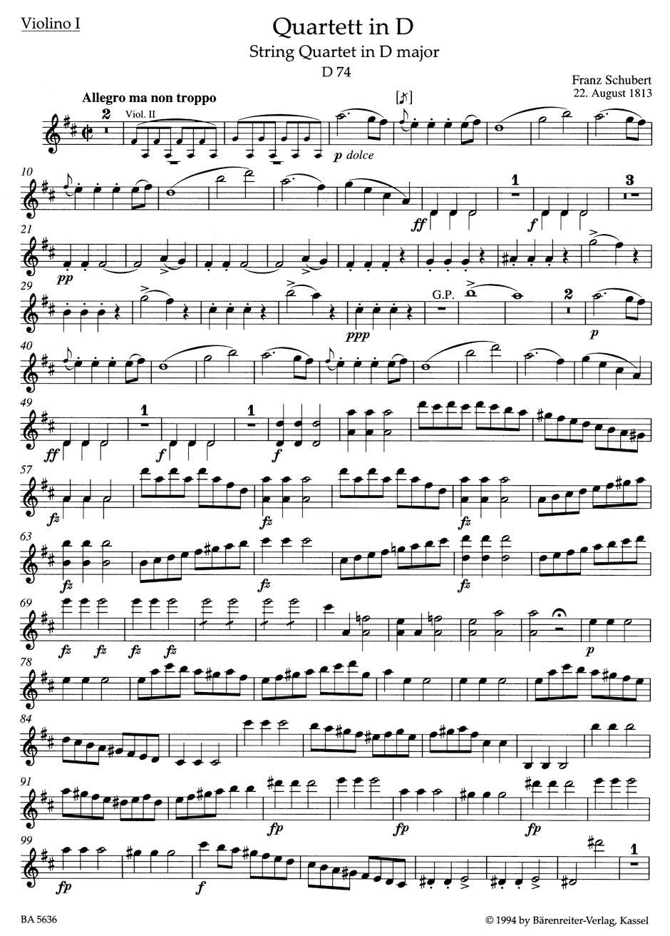 String Quartets III
Quartets in D maj D 74, E-flat maj D 87, B-flat maj D 112, G min D 173, E maj D 353, C min D 103