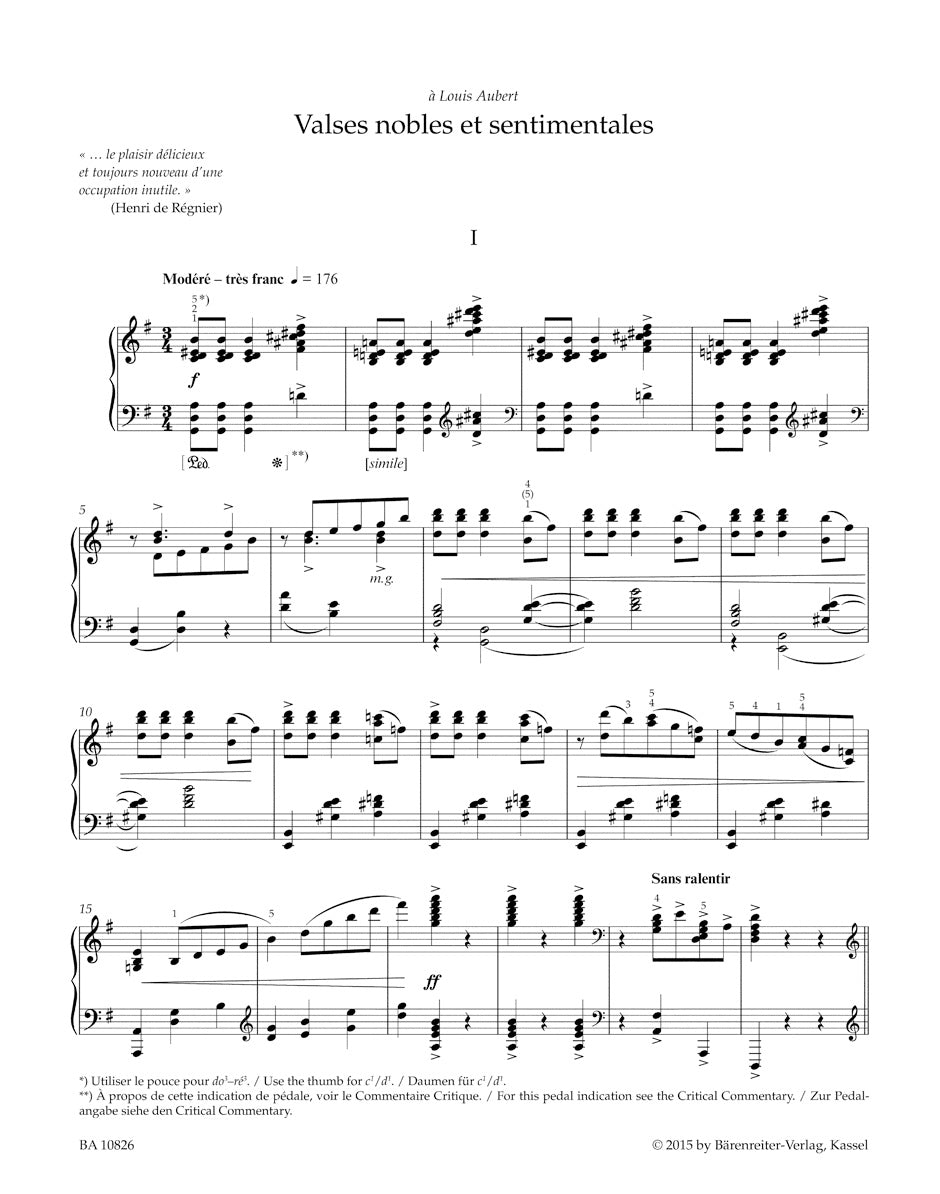 Valses nobles et sentimentales