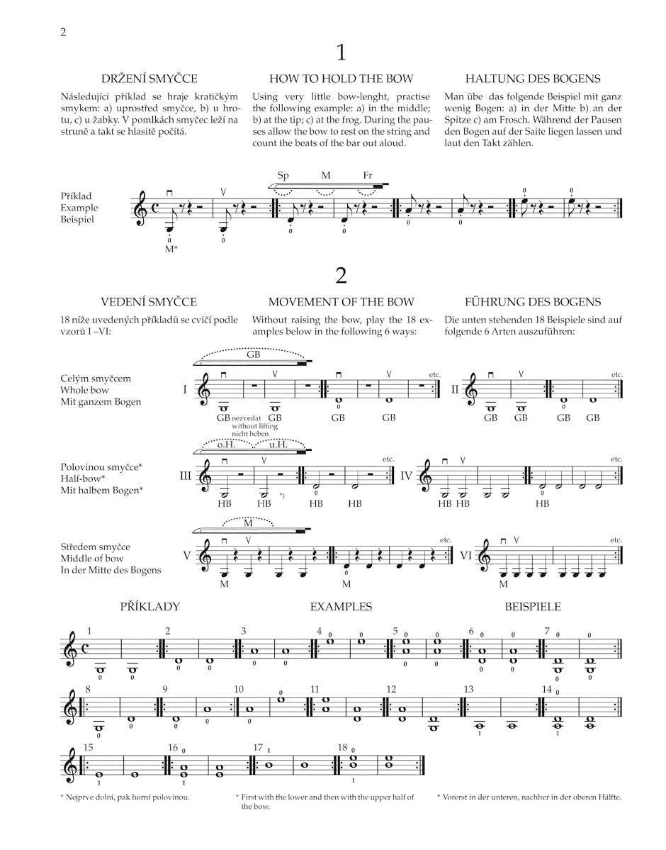School of Bowing Technique op. 2. Book 1