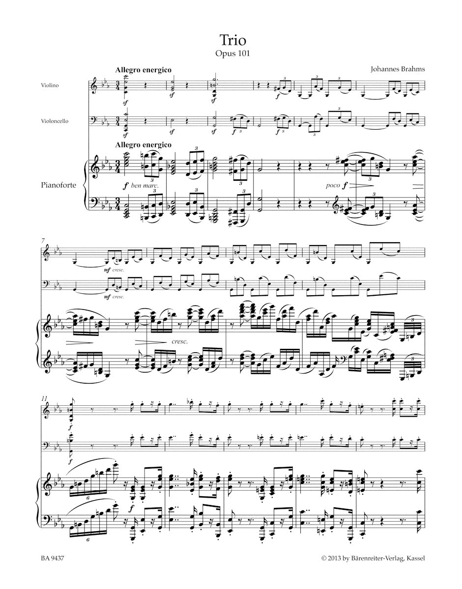 Piano Trio op. 101