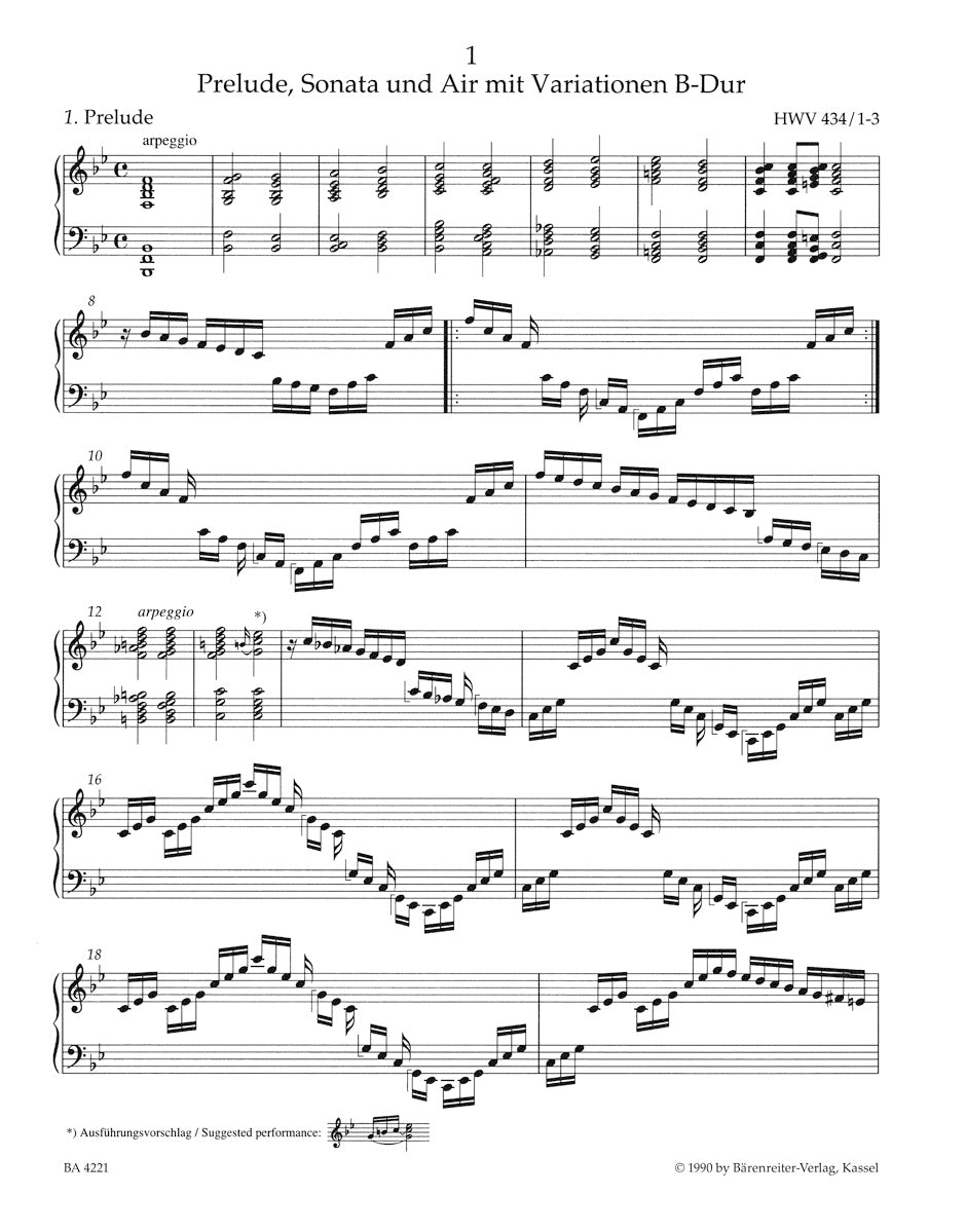 Keyboard Works
Vol. 2: Second Set of 1733
HWV 434-442