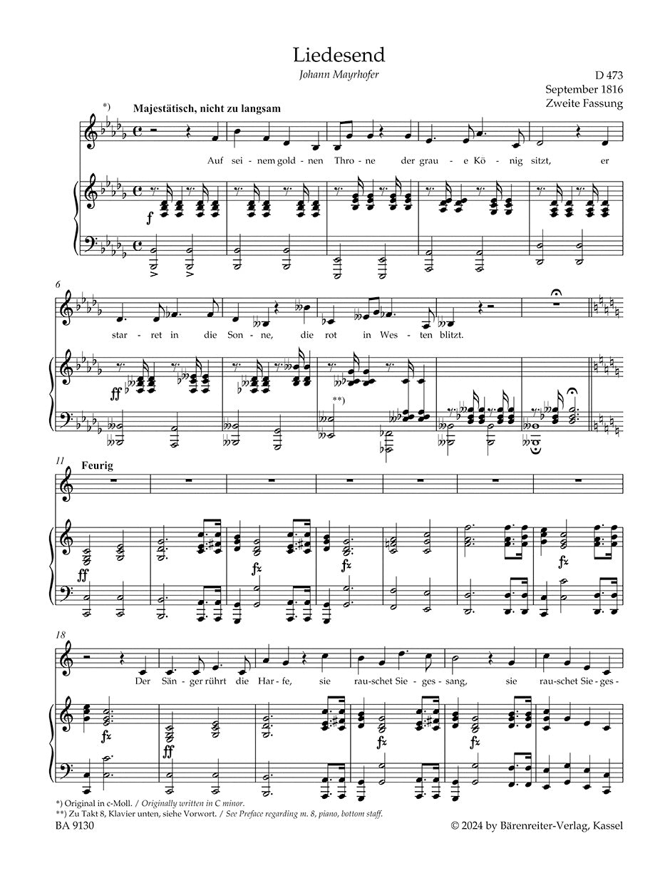 Lieder. Vol. 10 - Medium Voice