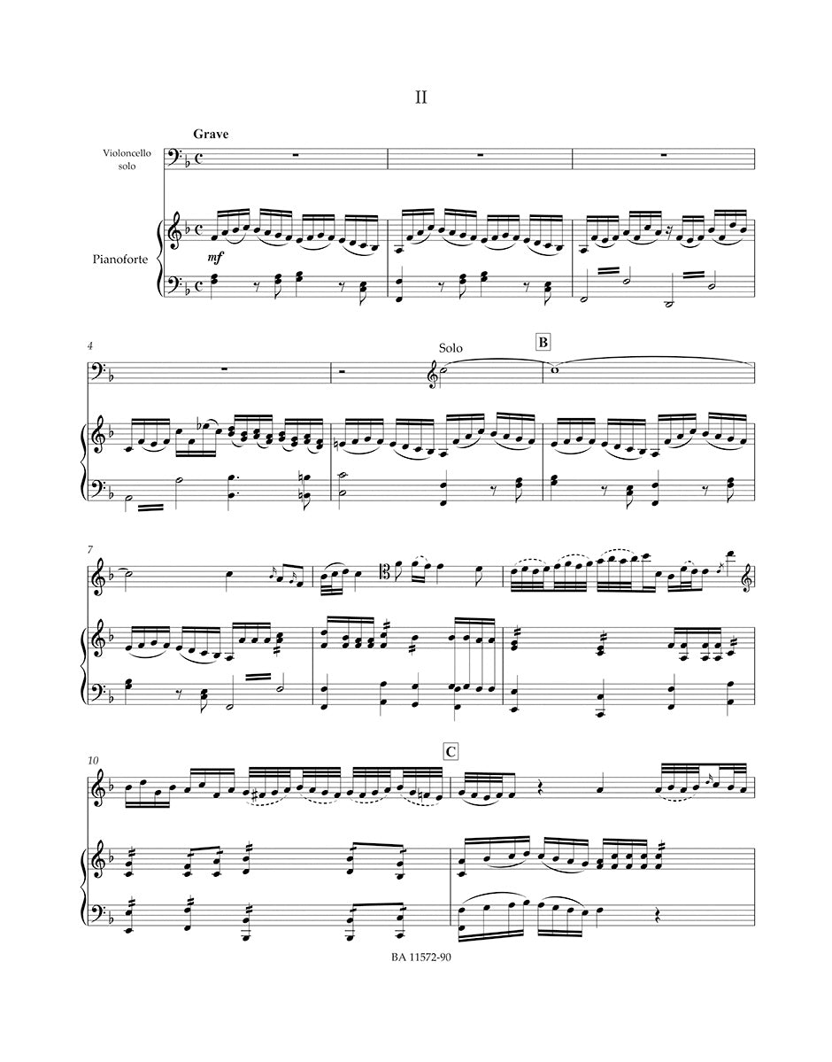 Concerto for Violoncello and Orchestra in C maj