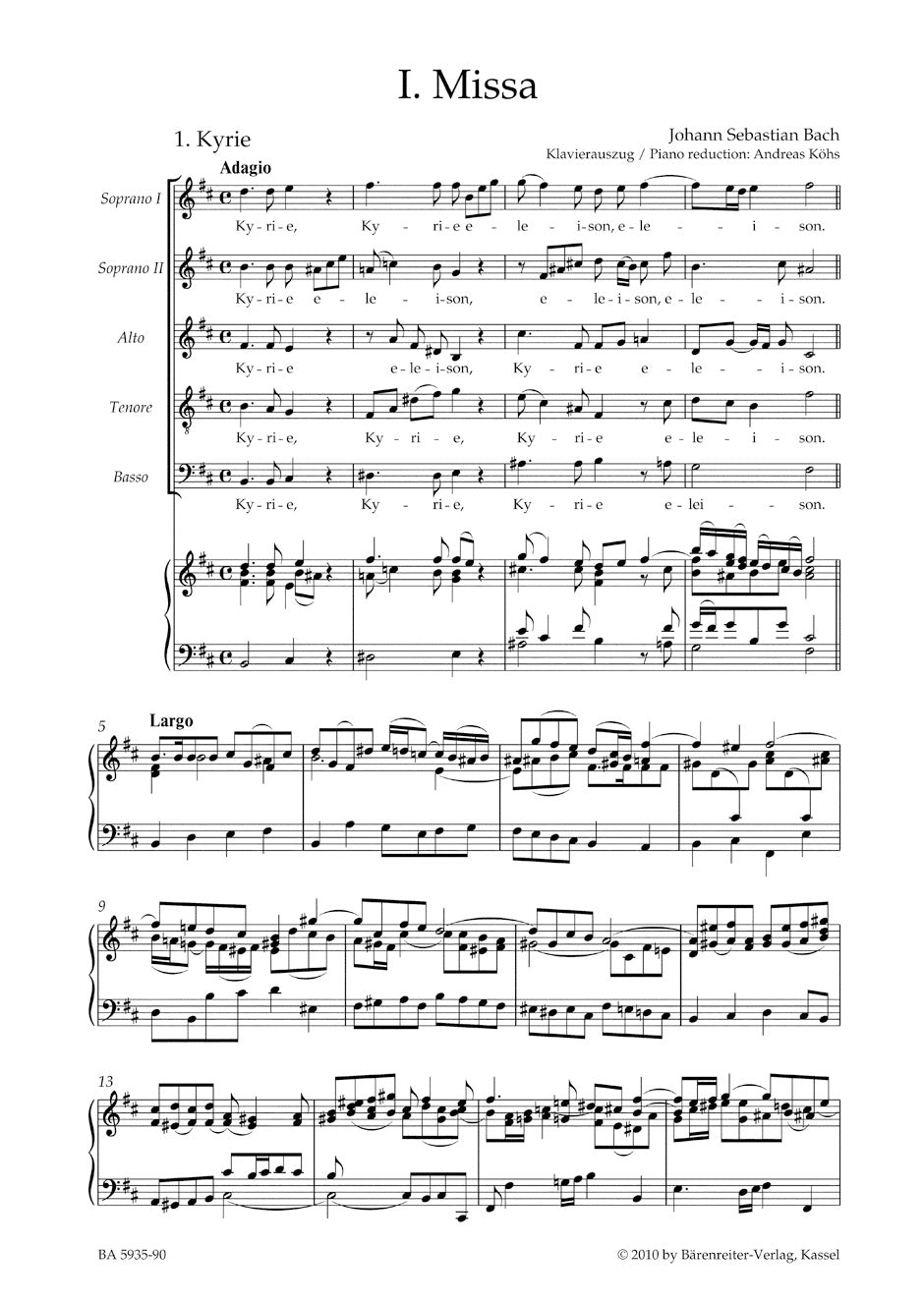Mass in B min BWV 232