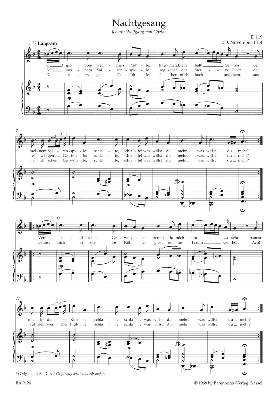 Lieder. Vol. 6 - Medium Voice