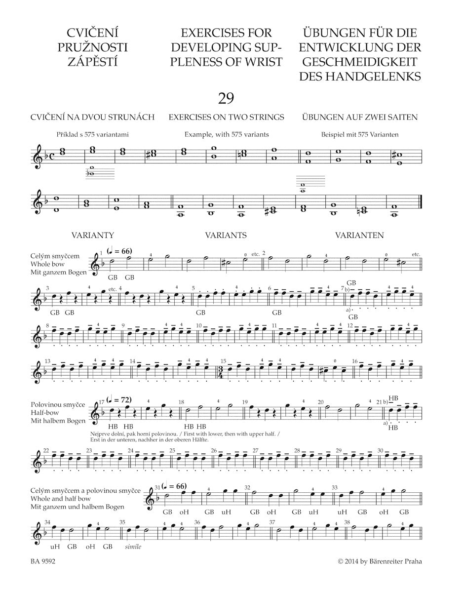 School of Bowing Technique op. 2. Book 2