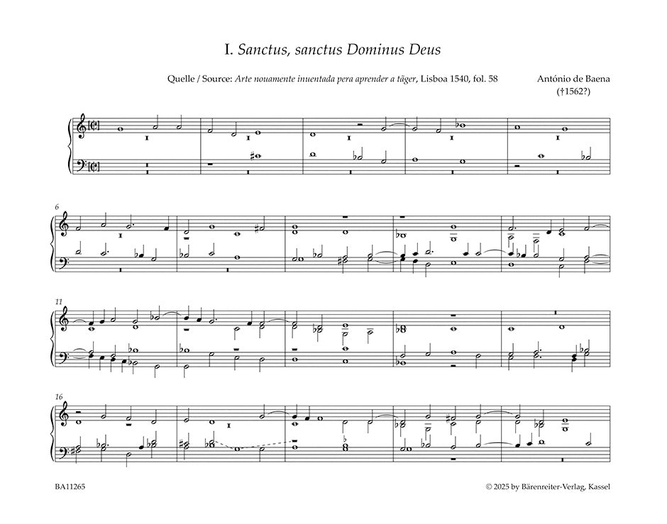 Portuguese Organ Music 1540–1834