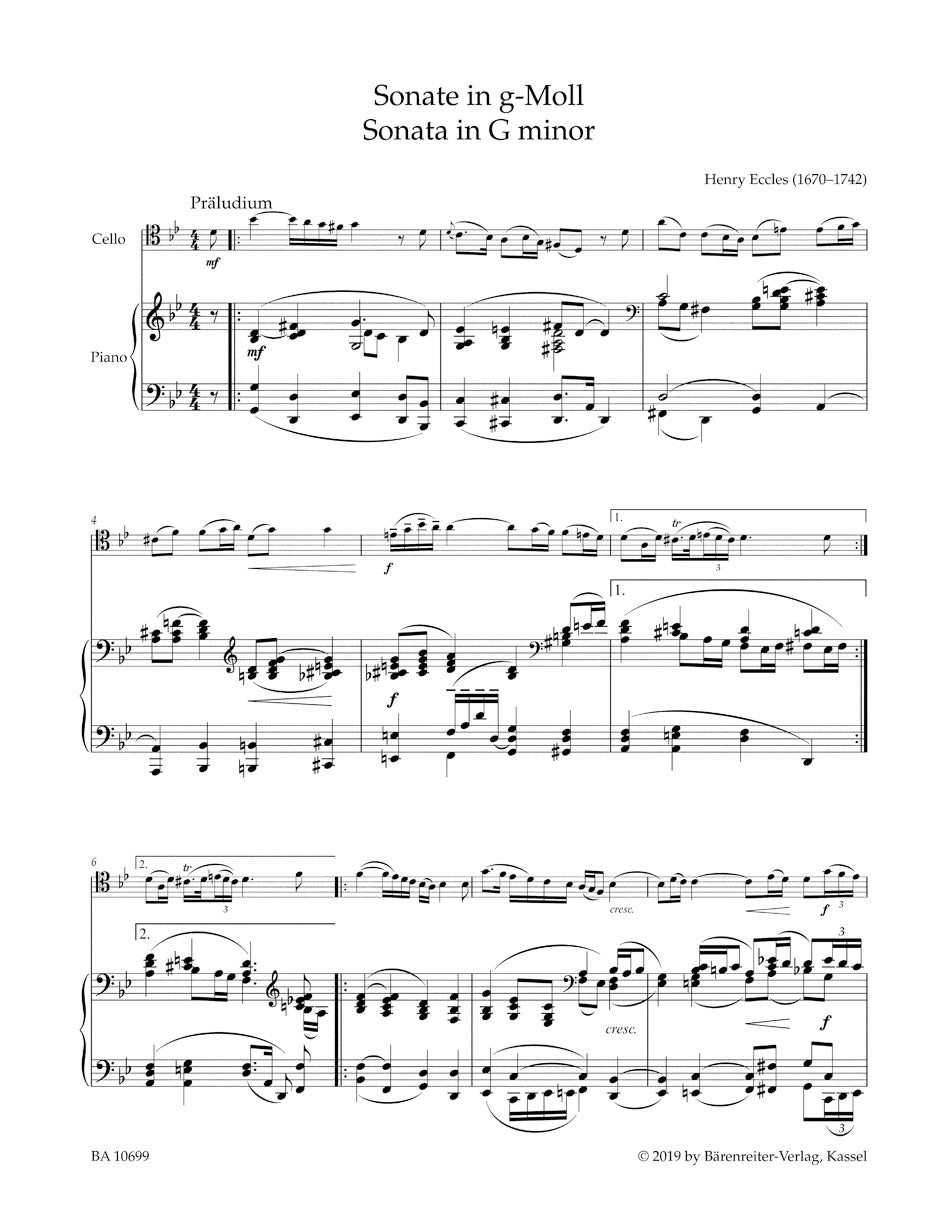 Sonata in G min