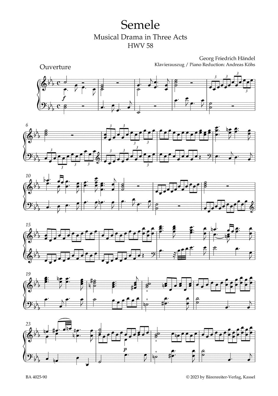 Semele HWV 58