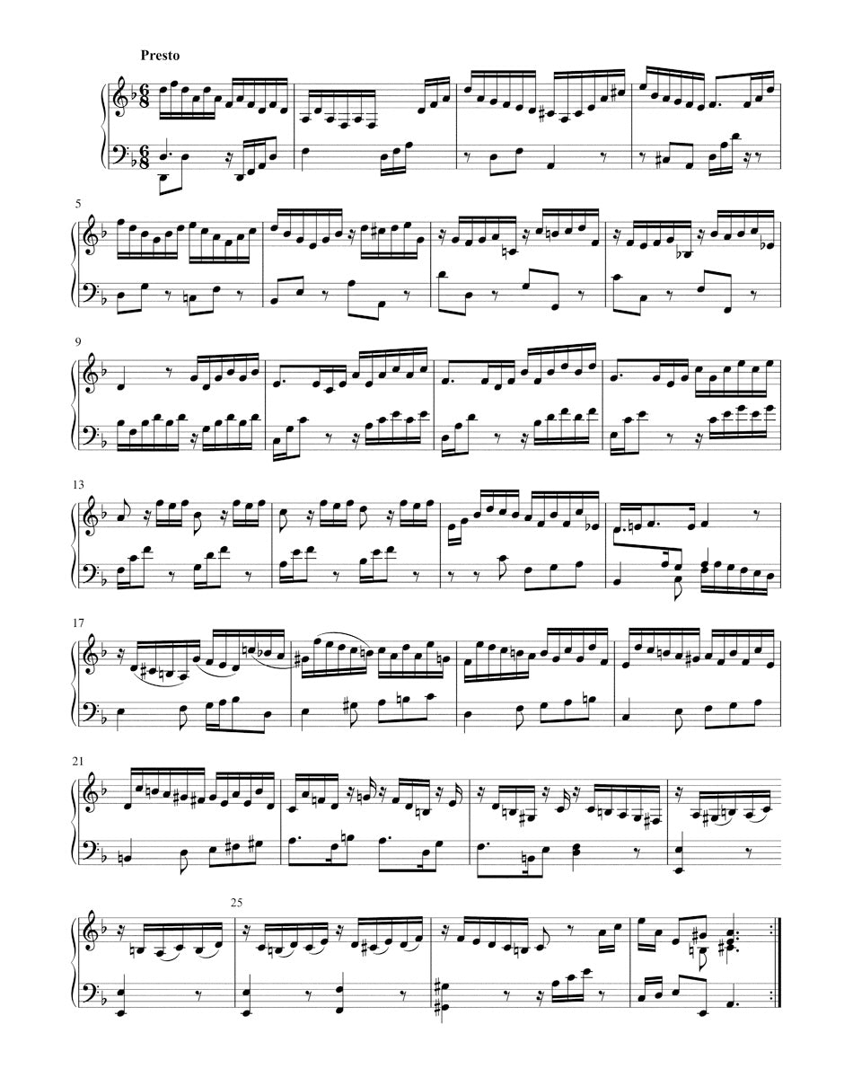 Suites, Partitas, Sonatas 
transcribed for Harpsichord by Gustav Leonhardt
