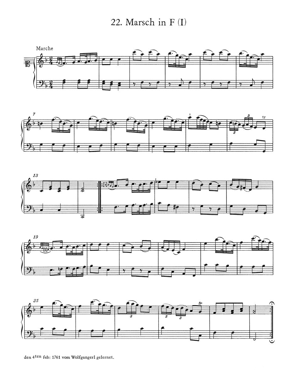 The Music Book of Mozart and His Sister for Piano
