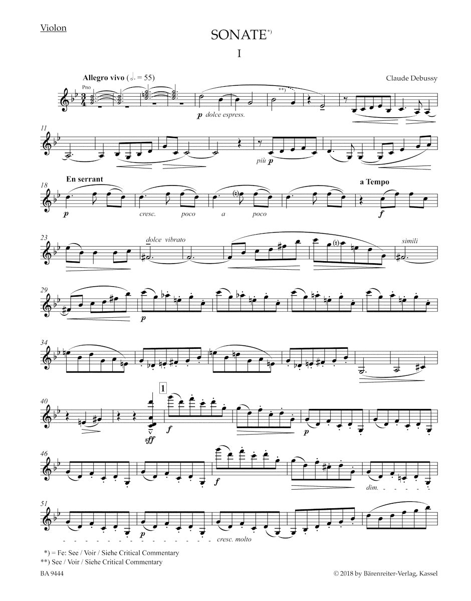 Works for Violin and Piano