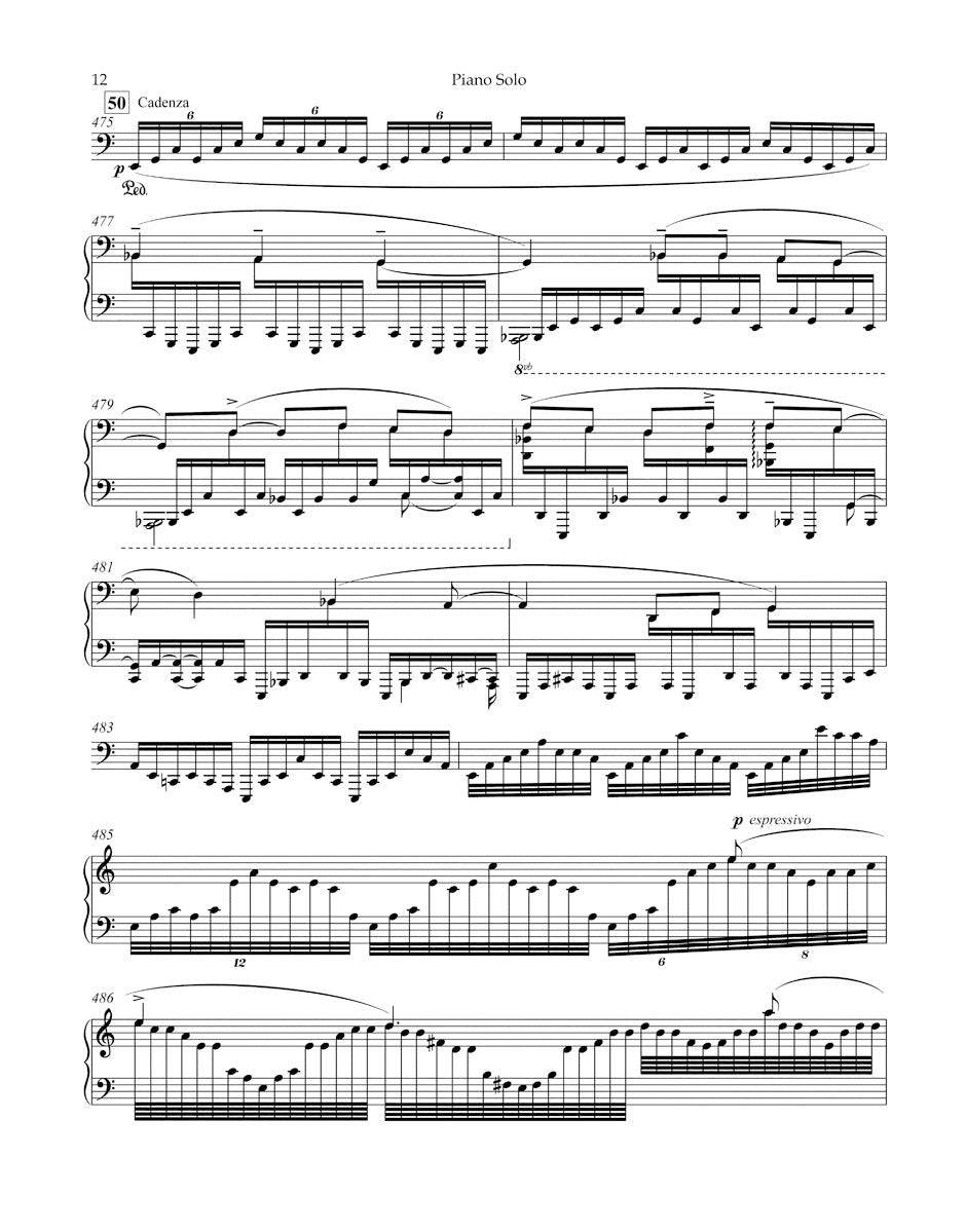 Concerto for the Left Hand for Piano and Orchestra
