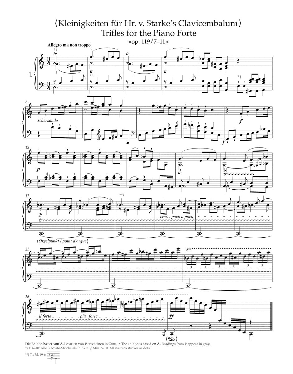 Complete Bagatelles for Piano